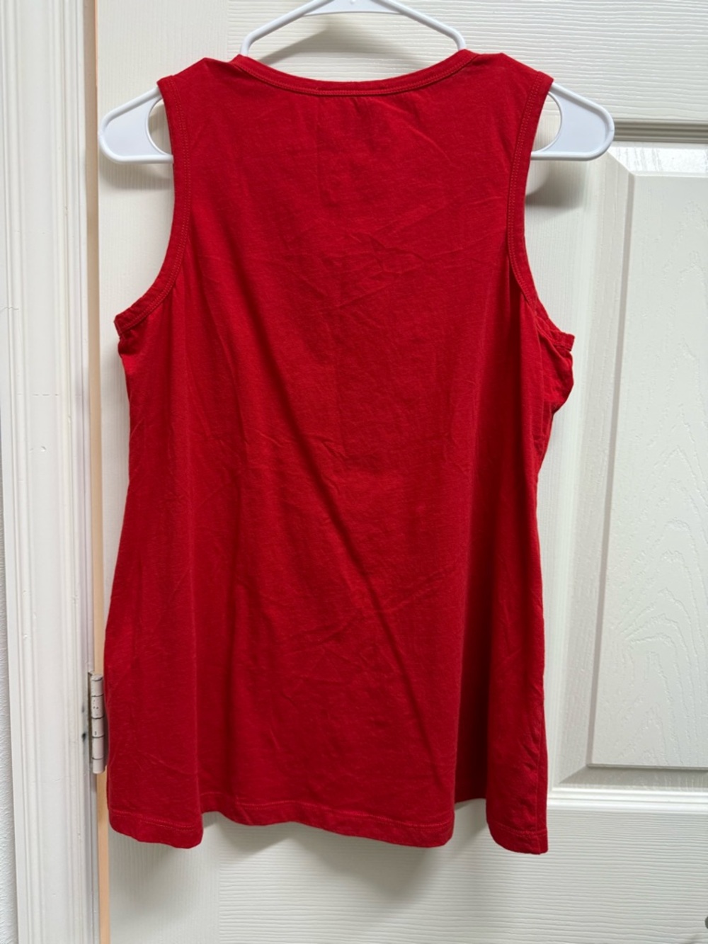 Johnny was Texas tank Red Embroidered Sleeveless Women's Tank Top never worn NWT - Picture 4 of 4